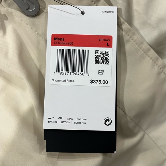 NEW Nike Life Therma-FIT 3-in-1 Hooded Parka Jacket Rattan Light Tan DQ4926-206 - Picture 9 of 15